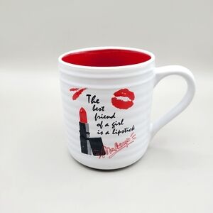 Red & White Lipstick Design Mug